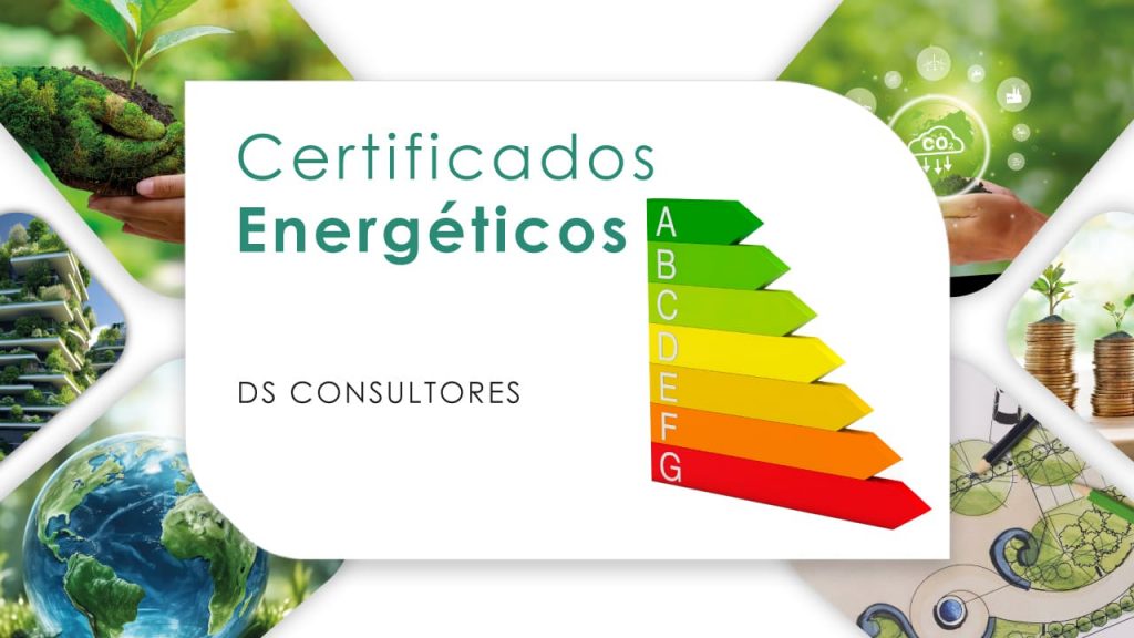 Portada de certificados energéticos con una imagen de las barras que representan el nivel energético
