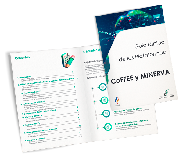 guía plataforma CoFFEE y MINERVA