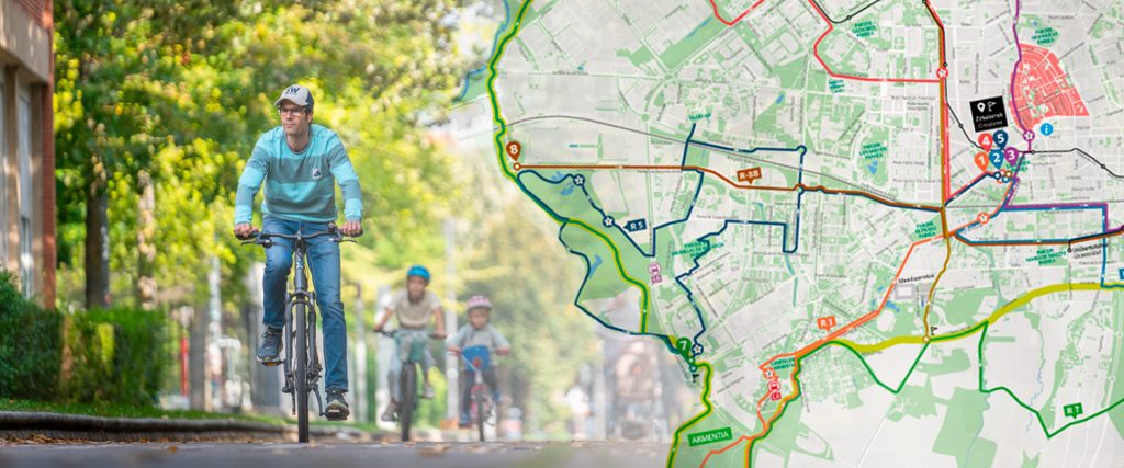 ciclovia y mapa